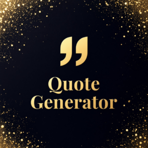 Forge Lumina Quote Generator