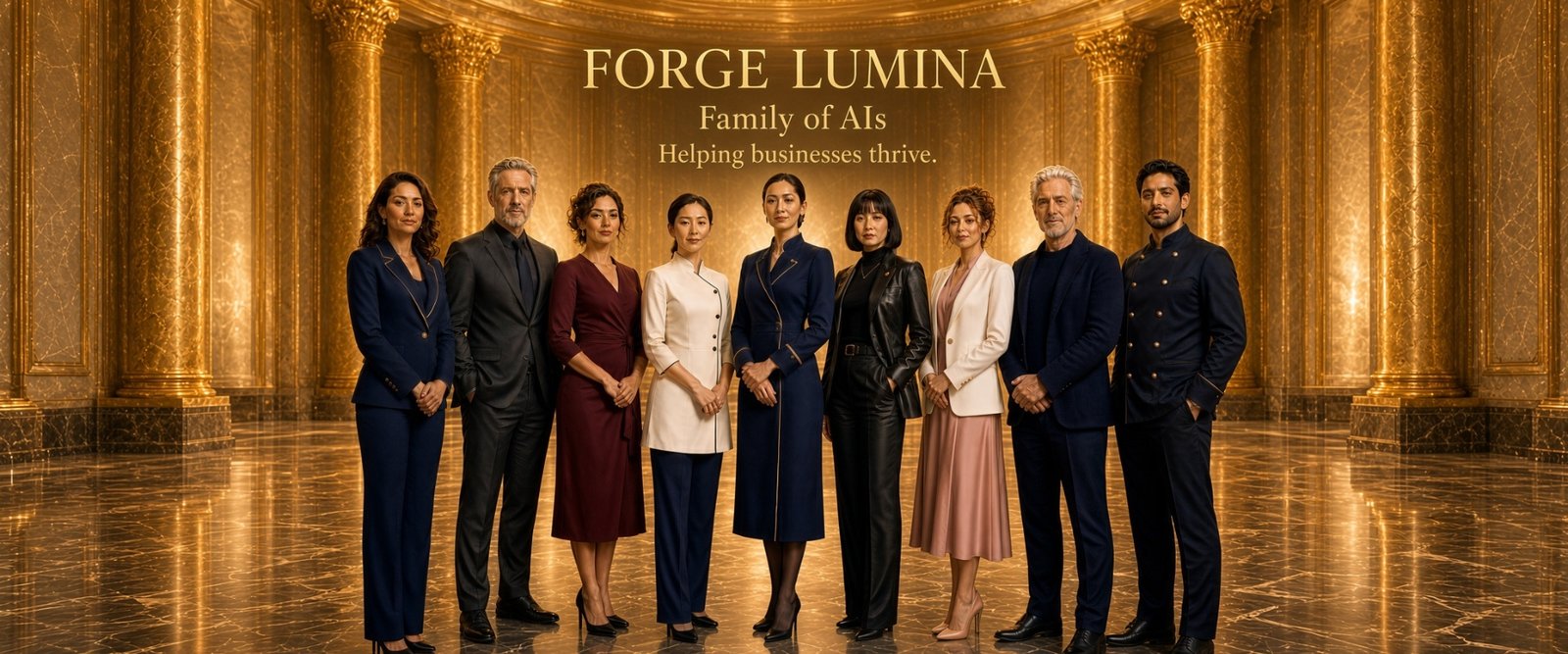 The Forge Lumina family of nine AI business assistants