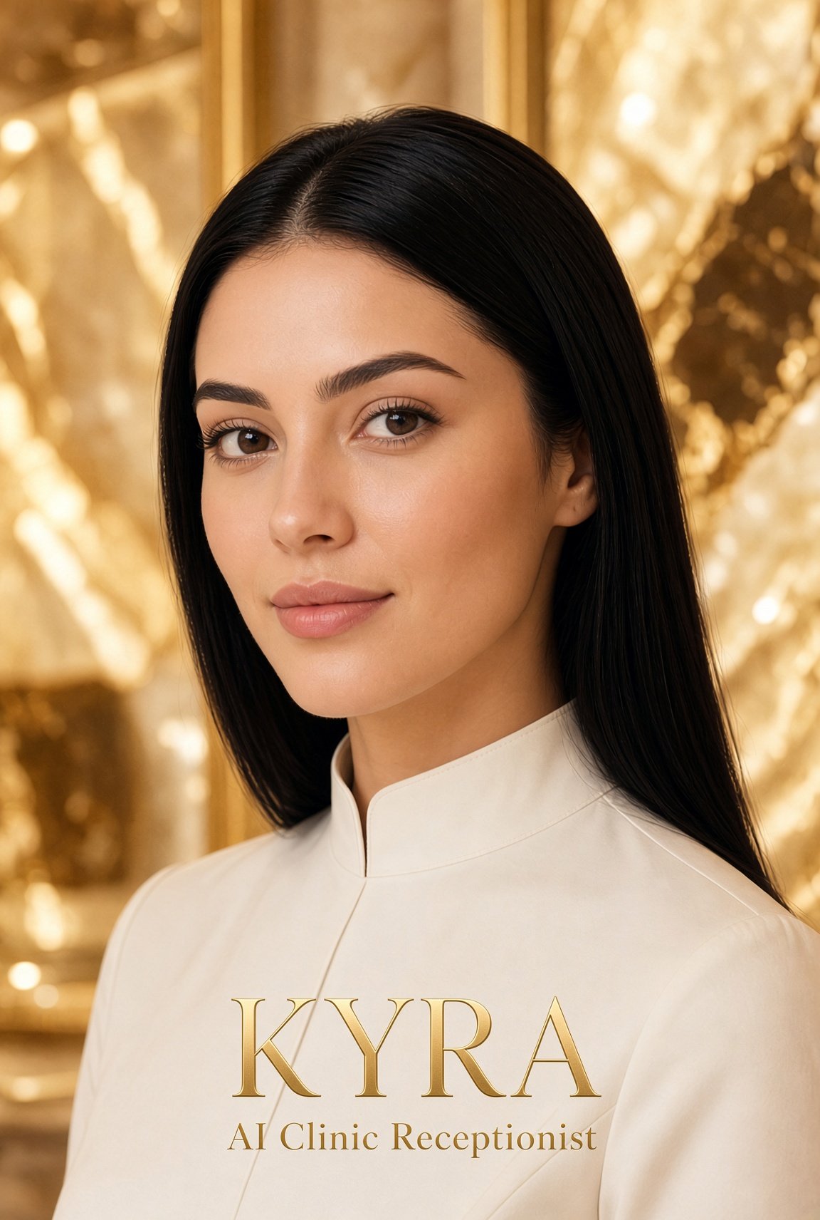 Portrait of KYRA, Forge Lumina AI Clinic Receptionist