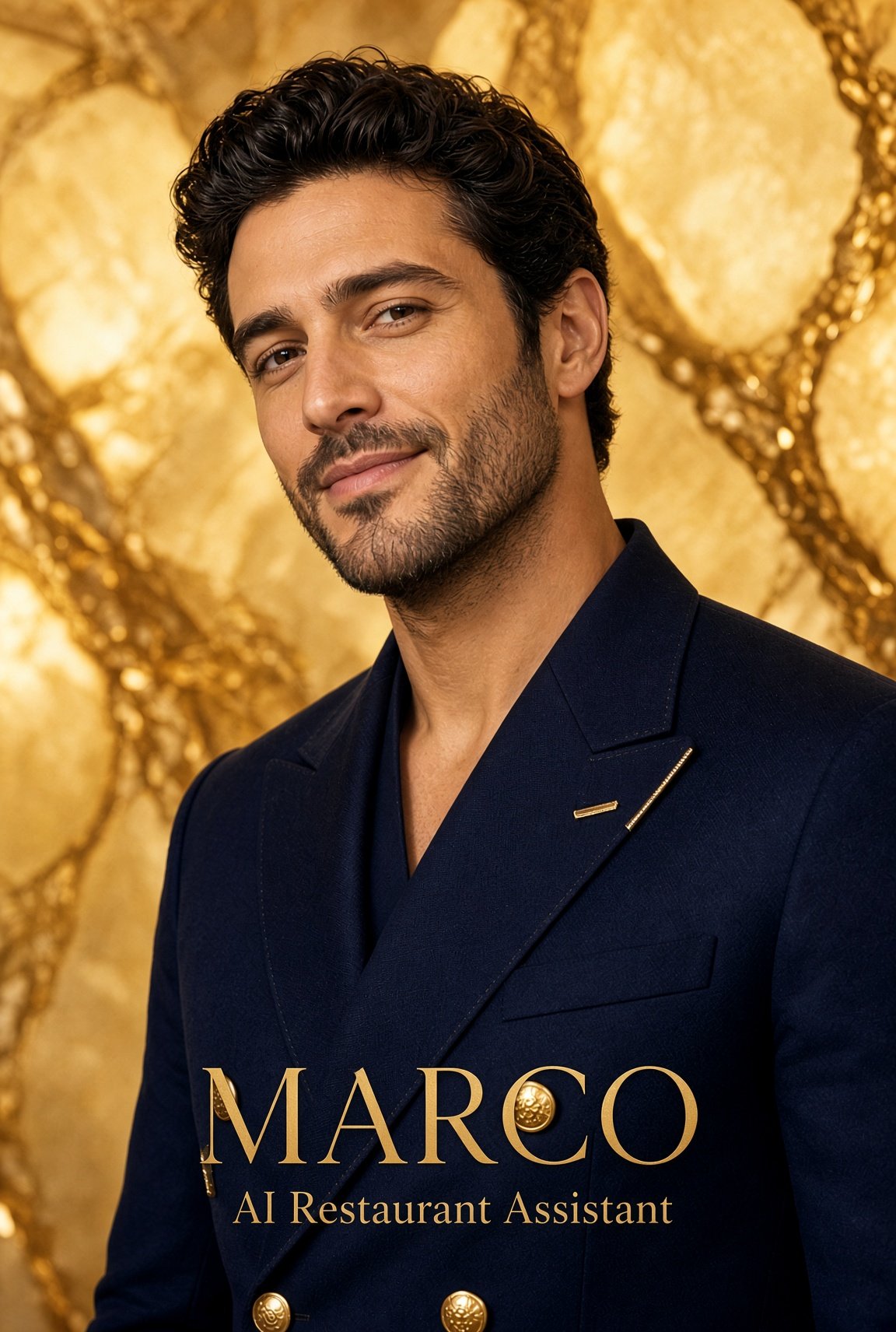 Portrait of MARCO, Forge Lumina AI Restaurant Assistant